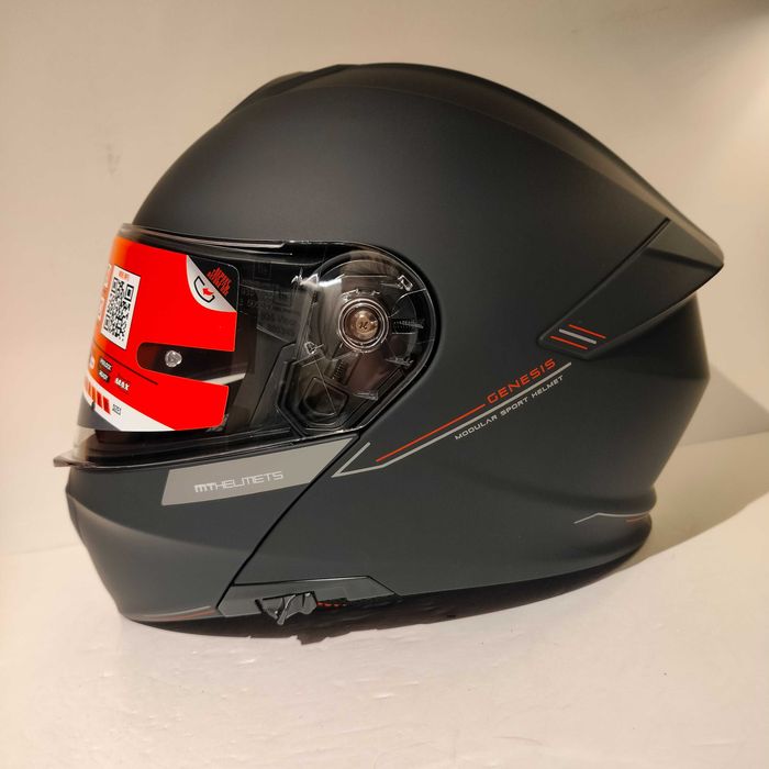 Capacete modular MT Genesis SV Mota scooter novo