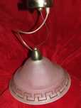 Żyrandol do kuchni lampa zwis złoto szklany styl retro Candellux