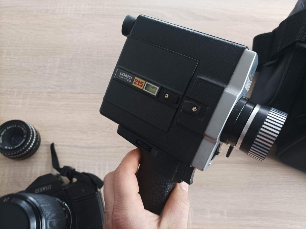 Kolekcjonerski zestaw aparat kamera światłomierz