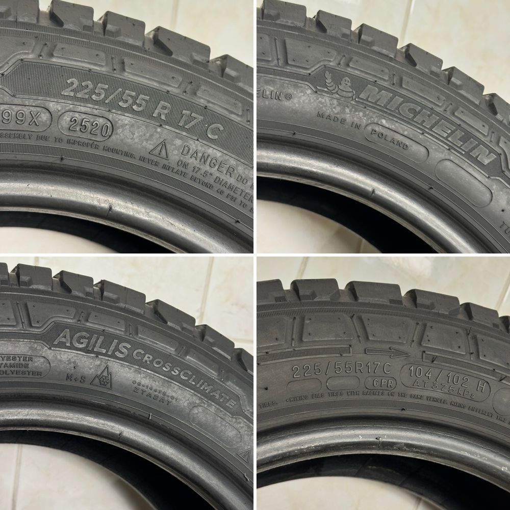 225/55/17 R17C Michelin Agilis CrossClimate