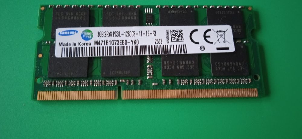 Pamięć RAM DDR3l PC3L 8gb 12800s Samsung