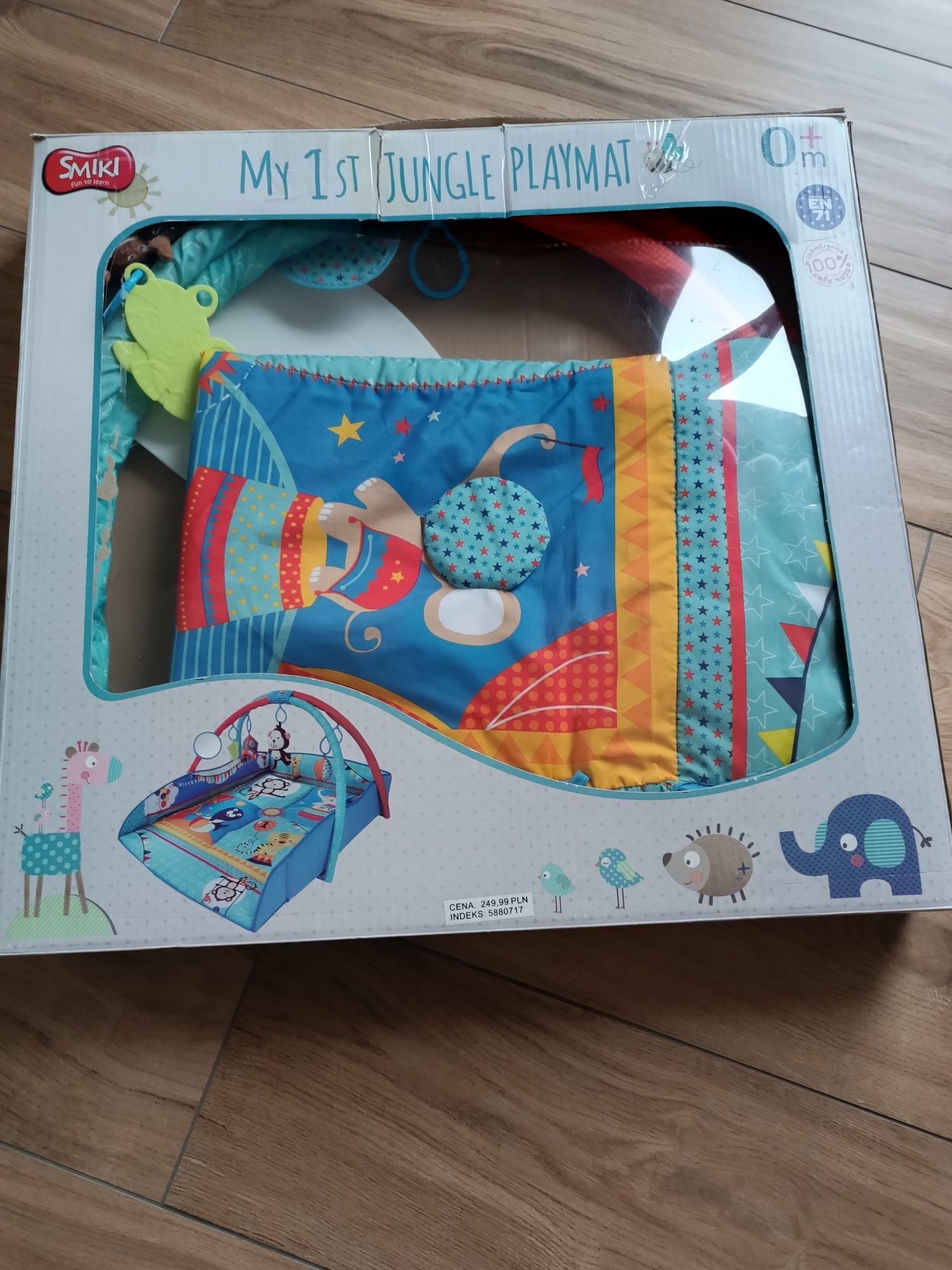 Mata edukacyjna Smiki My first jungle playmat
