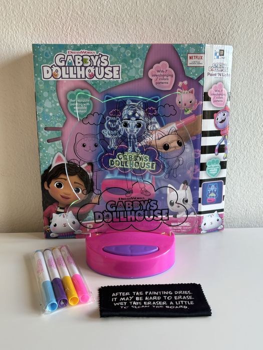 Candeeiro de Pintar Gabby’s Dollhouse
