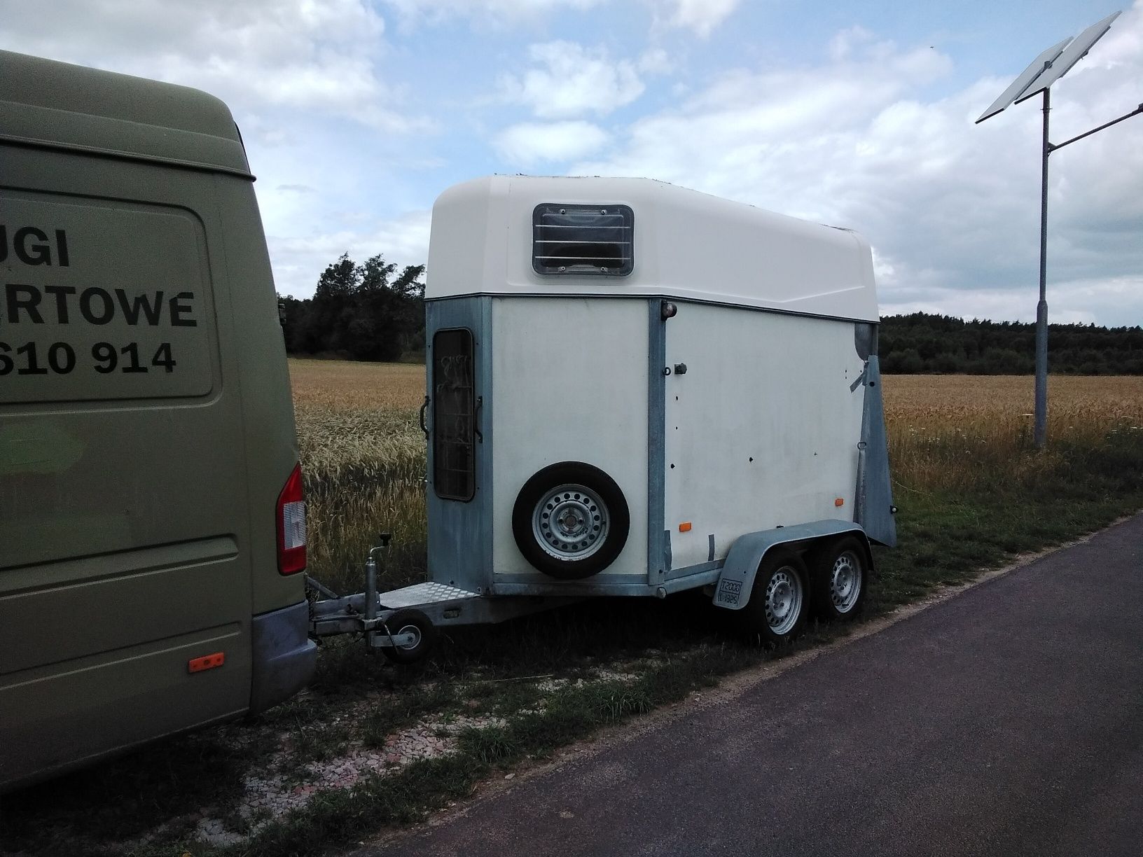 Transport zwierząt kotów psów koni bydła świń kóz licencja byk 750kg