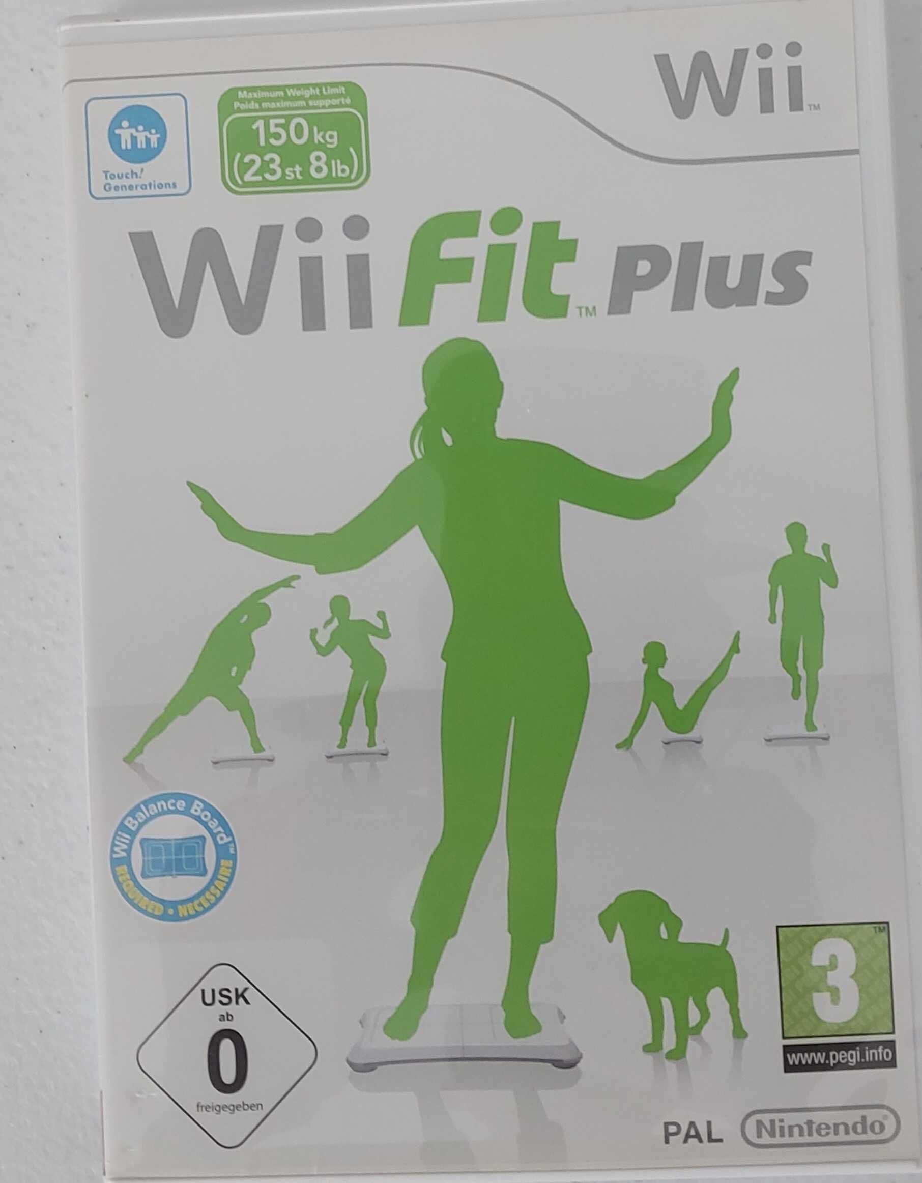 Wii Balance Board com jogo wii Fit Plus