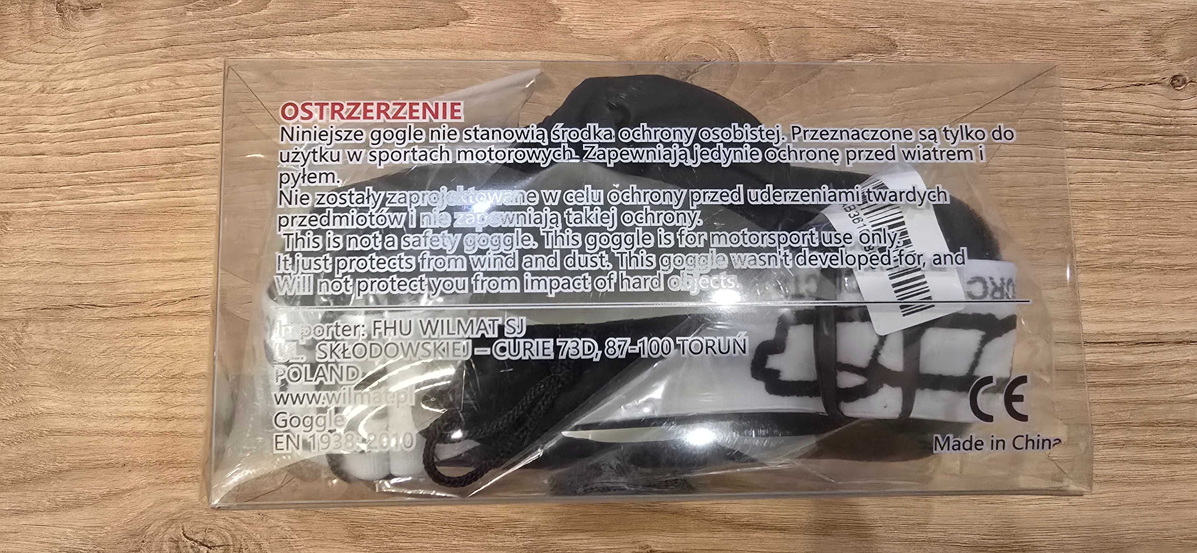 Gogle Unit na hulajnogę, ATV, quada, motor, złota lustrzanka, NOWE