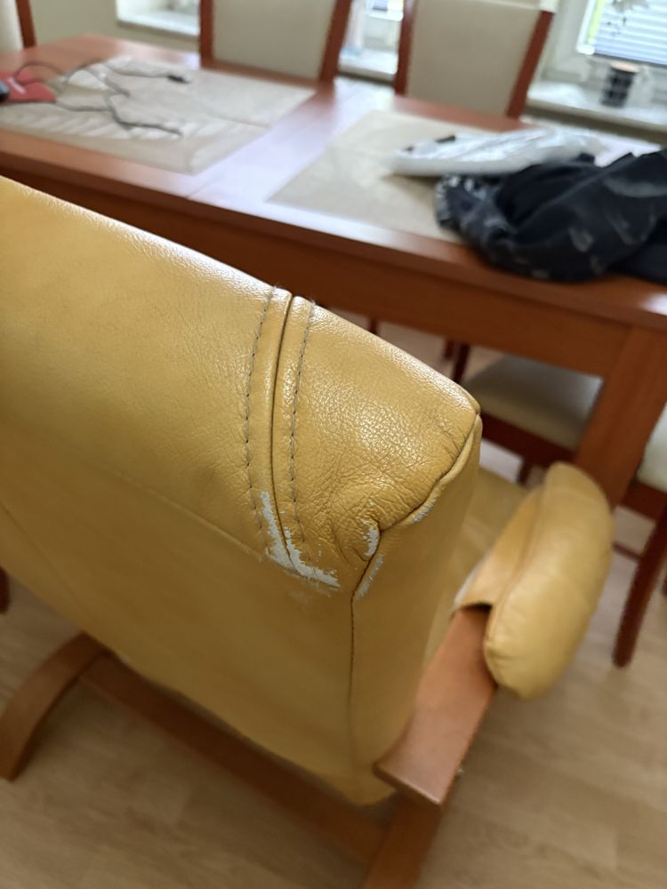 zestaw: Kanapa , sofa z funkcją spania i 2 fotele, skóra, rdzawy beż