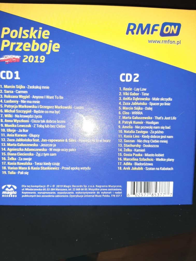 Płyty CD "Polskie przeboje"