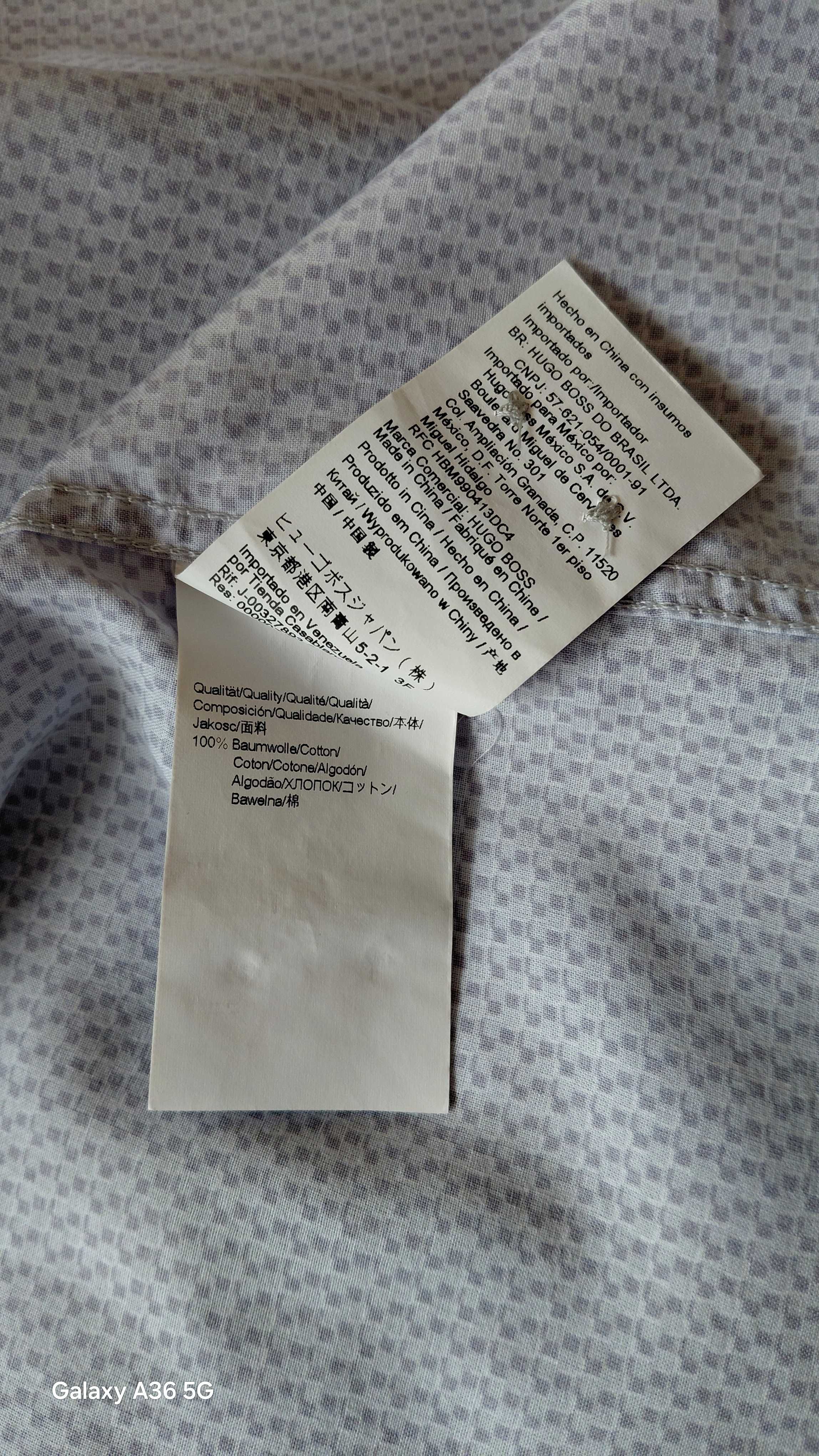 Męska śliczna koszula Hugo Boss