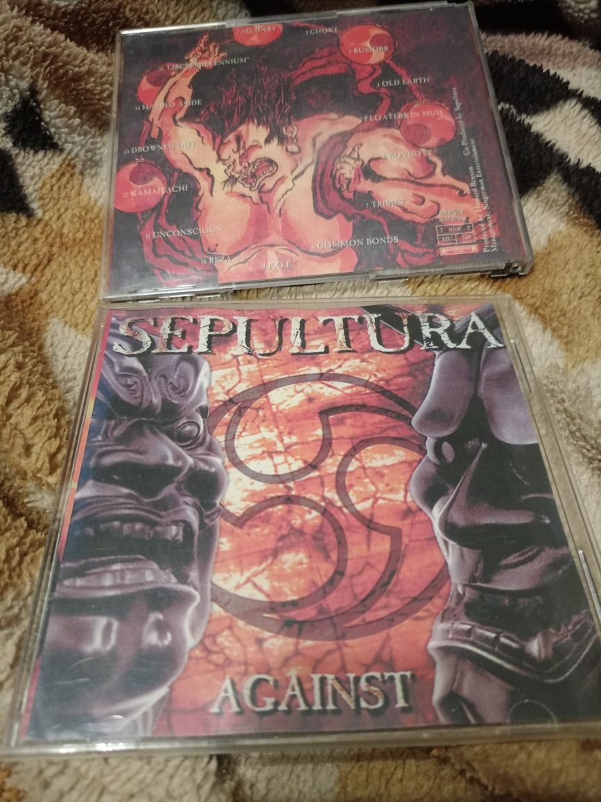 Сд CD Sepultura - Against состояние хорошее