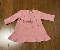 Dior Baby r. 24m rozowa sukienka dla dziewczynki