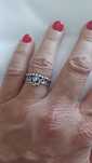 Anel pandora tiara original em prata