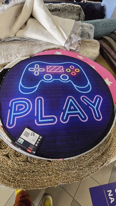 Dywan koło play gaming gamingowy 80cm