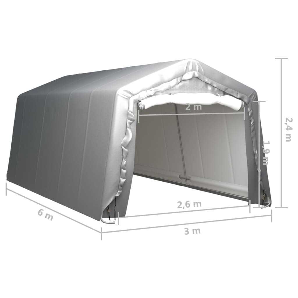 Tenda de Armazenamento Multiusos 300x600x240 cm