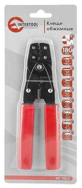 Клещи обжимные (0,08 – 5,0 мм) INTERTOOL HT-7053