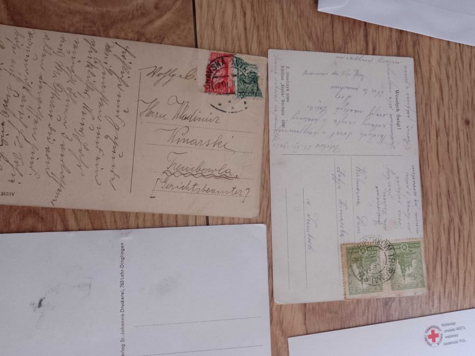 stare pocztówki kartki pocztowe świąteczne polskie i niemieckie