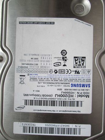 HDD Samsung 200GB 7200rpm 8MB  3.5"