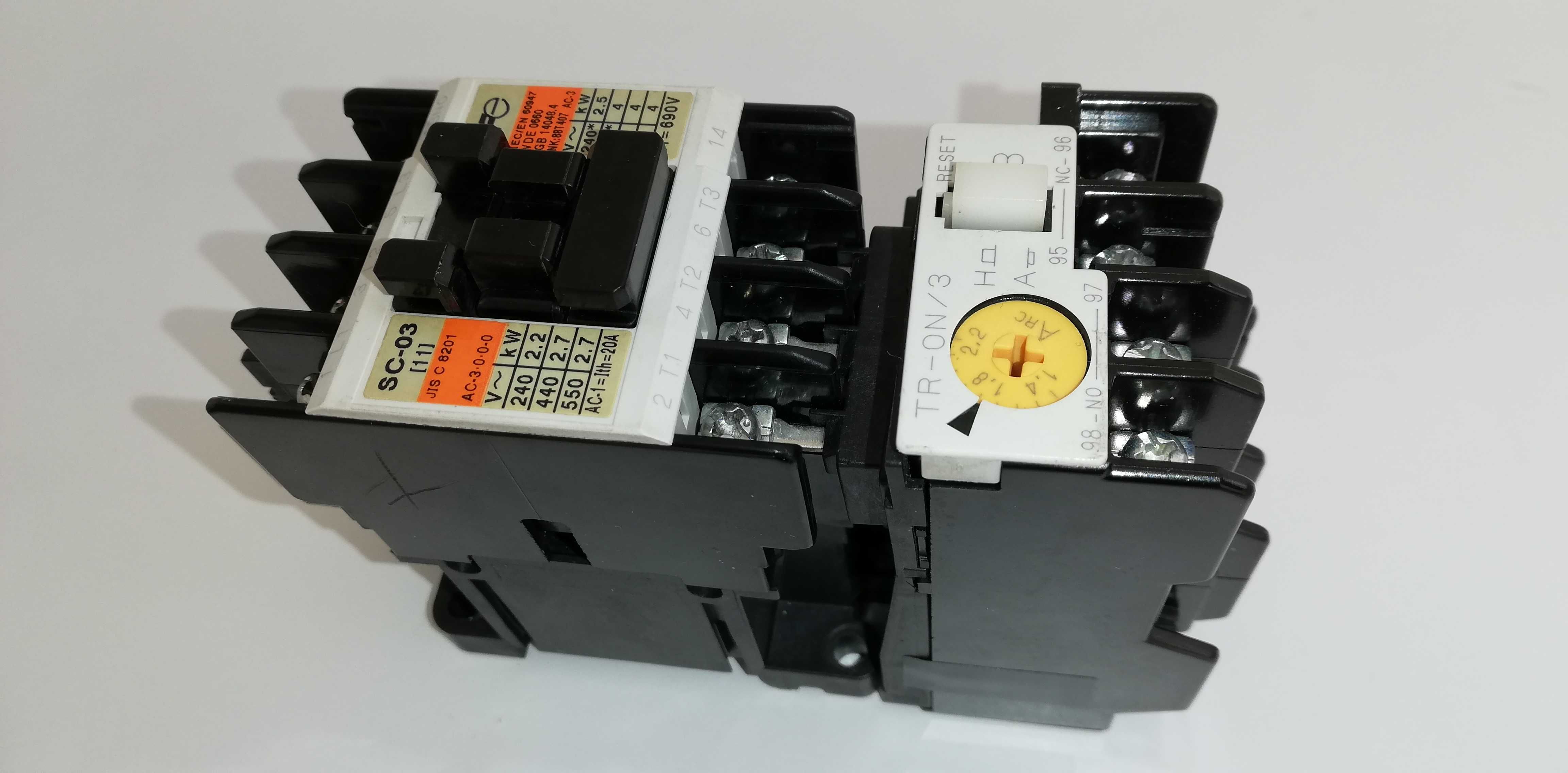 Контактор тепловое реле FUJI ELECTRIC SC-03 SC-0 220VAC TR-ОN/3 Япония