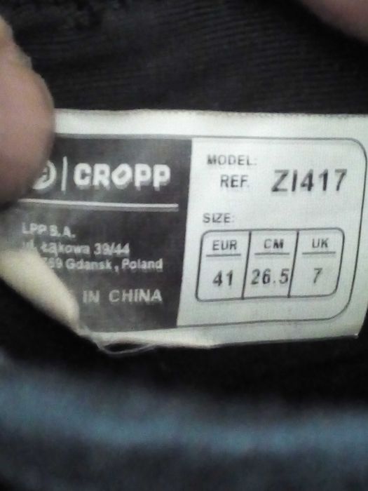 Buty Cropp roz, 41