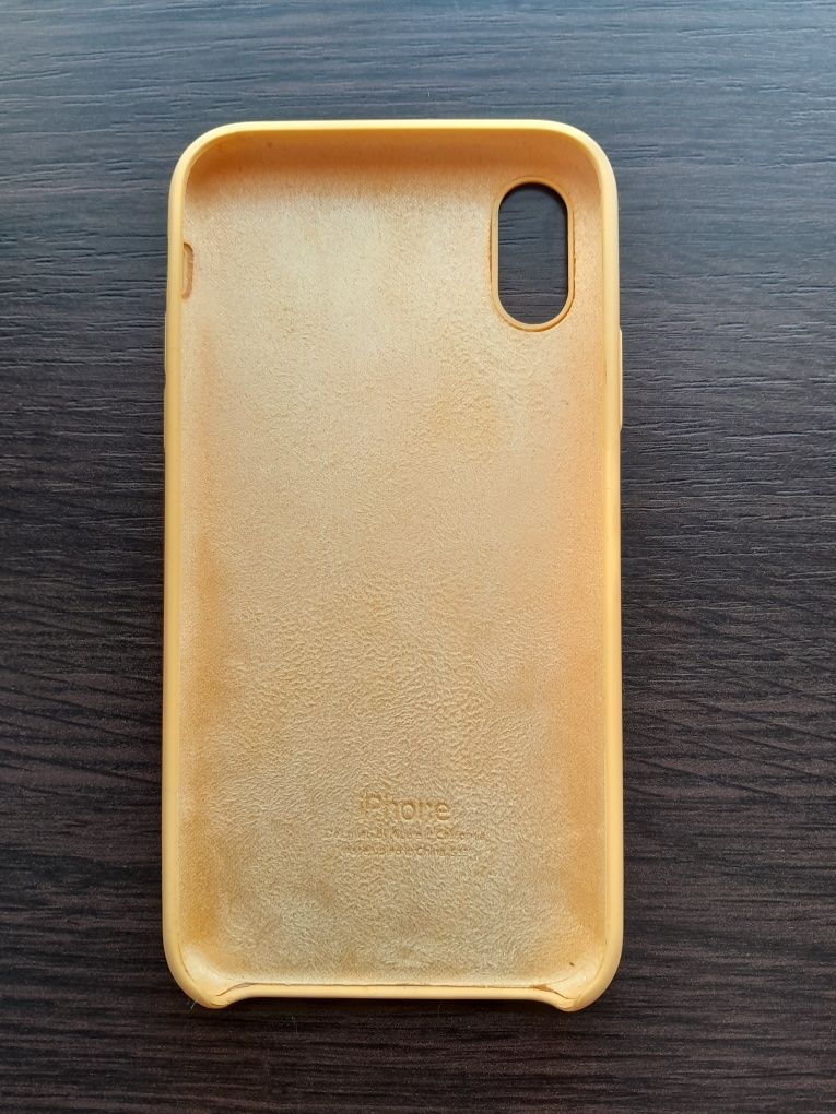 Чехол на айфон IPhone X 10 желтый