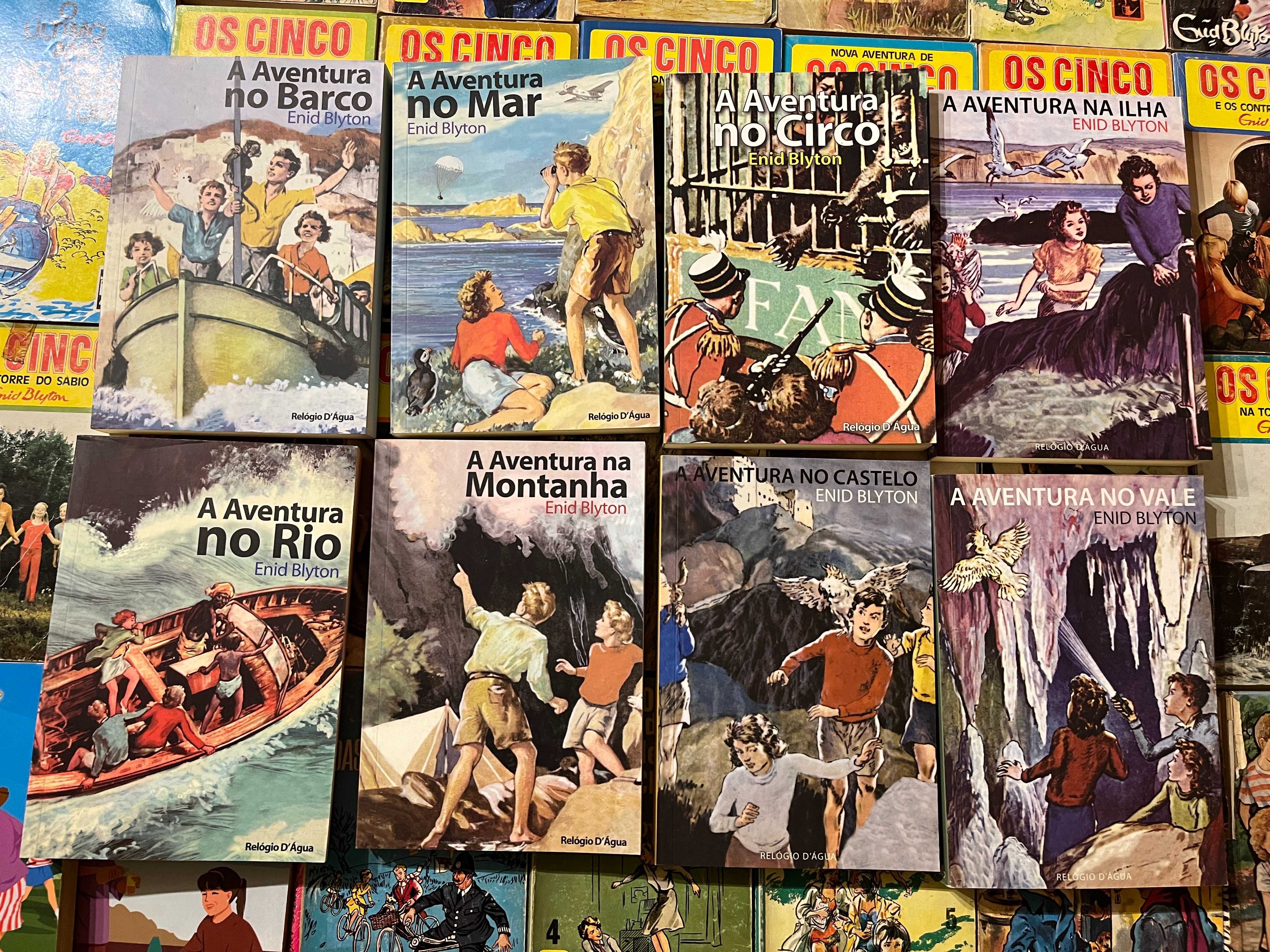 44 livros de Enid Blyton (Os Cinco, A Aventura, 4 Torres, Gémeas, etc.