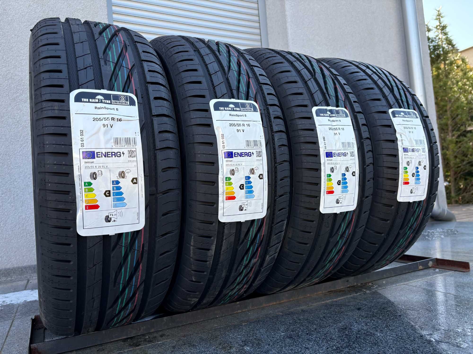 komplet lato 205/55R16 Uniroyal RainSport5 91V prod2025r C,A,71db gwar