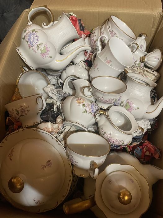 Порцелянова посуда, посуда, набір посуду