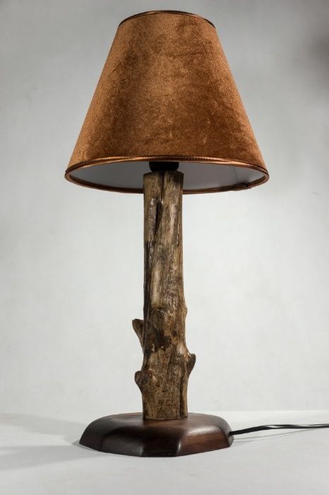 Lampa - handmade , ecofriendly (ślady zębów!)