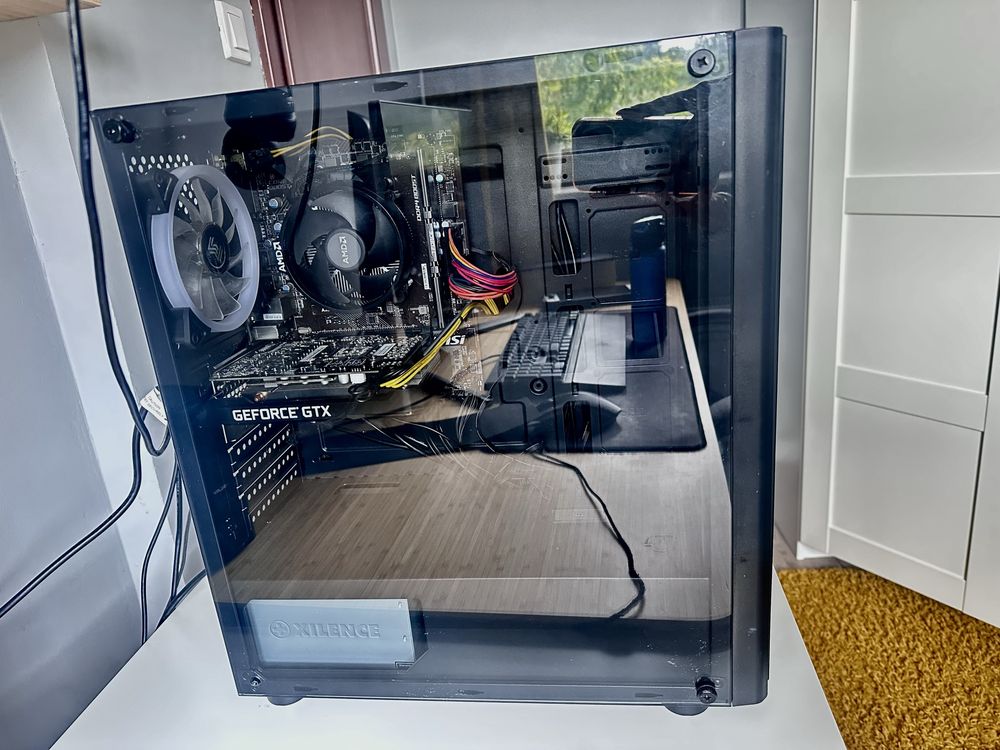 Komputer gamingowy, GTX 1660, Ryzen 5 2600, 16 GB RAM DDR4