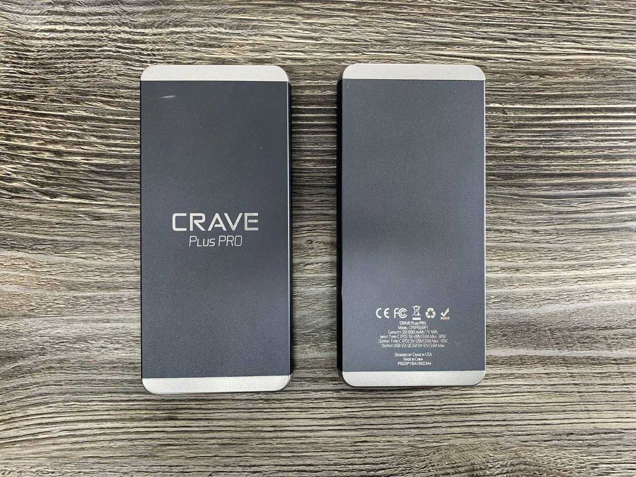 Павербанк Crave Plus Pro 20000mAh + QC 3.0 + Type C 76Wh Max45W