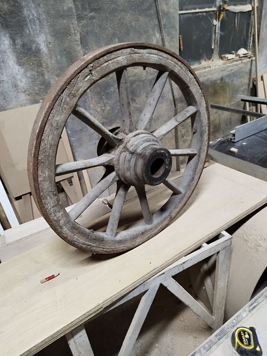 Roda de carro de bois