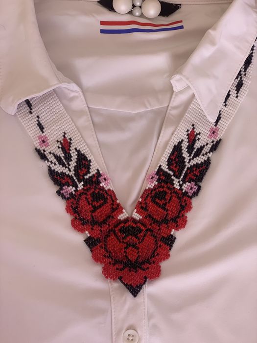 Українська прикраса, бісер, колье