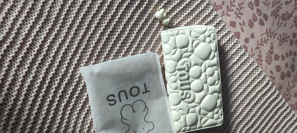 Carteira Tous branca ursinho