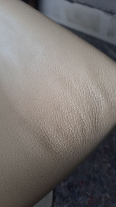 Hokery 2szt./siedziska skóra krem