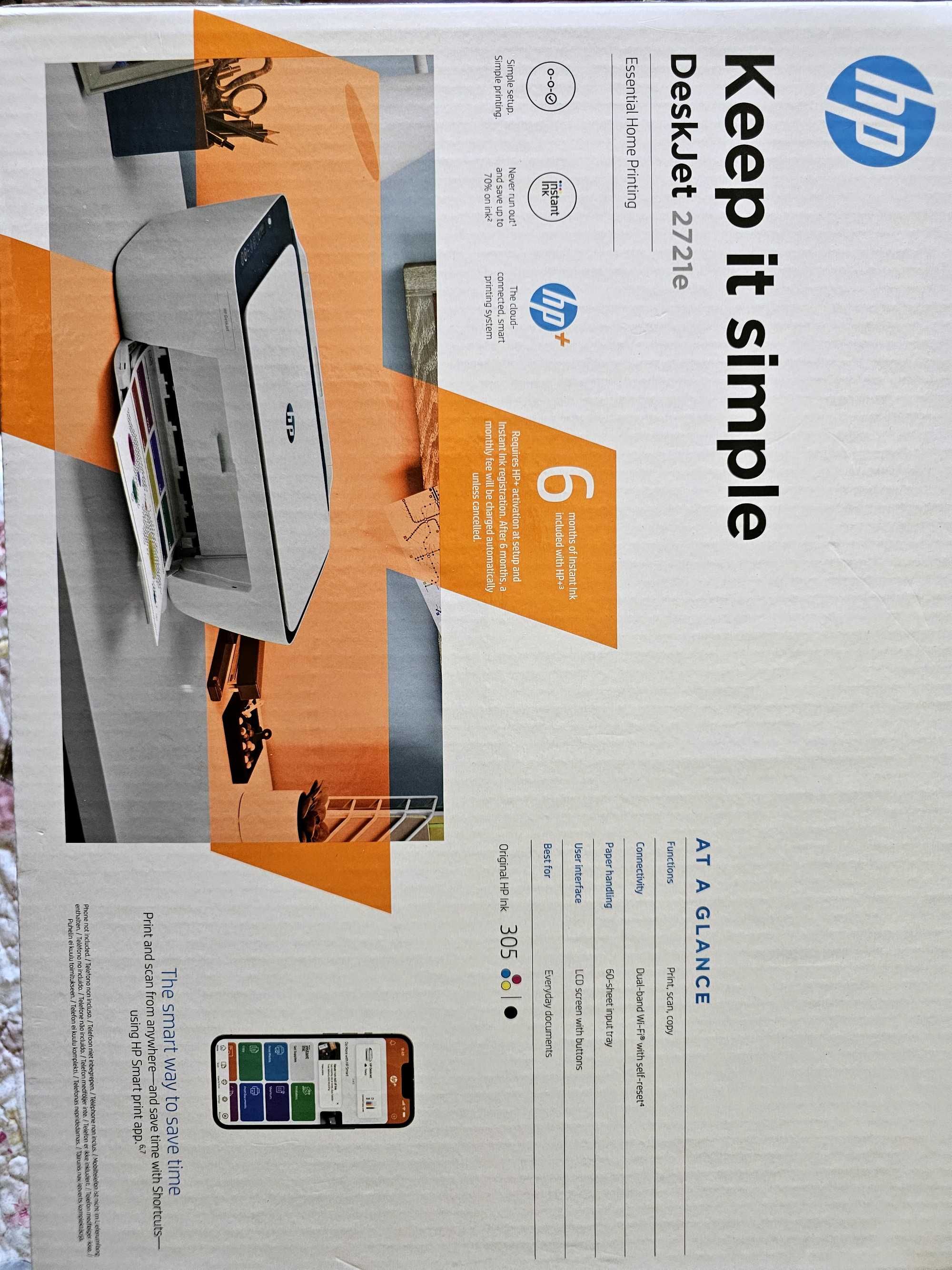 Impressora HP DeskJet 2721e