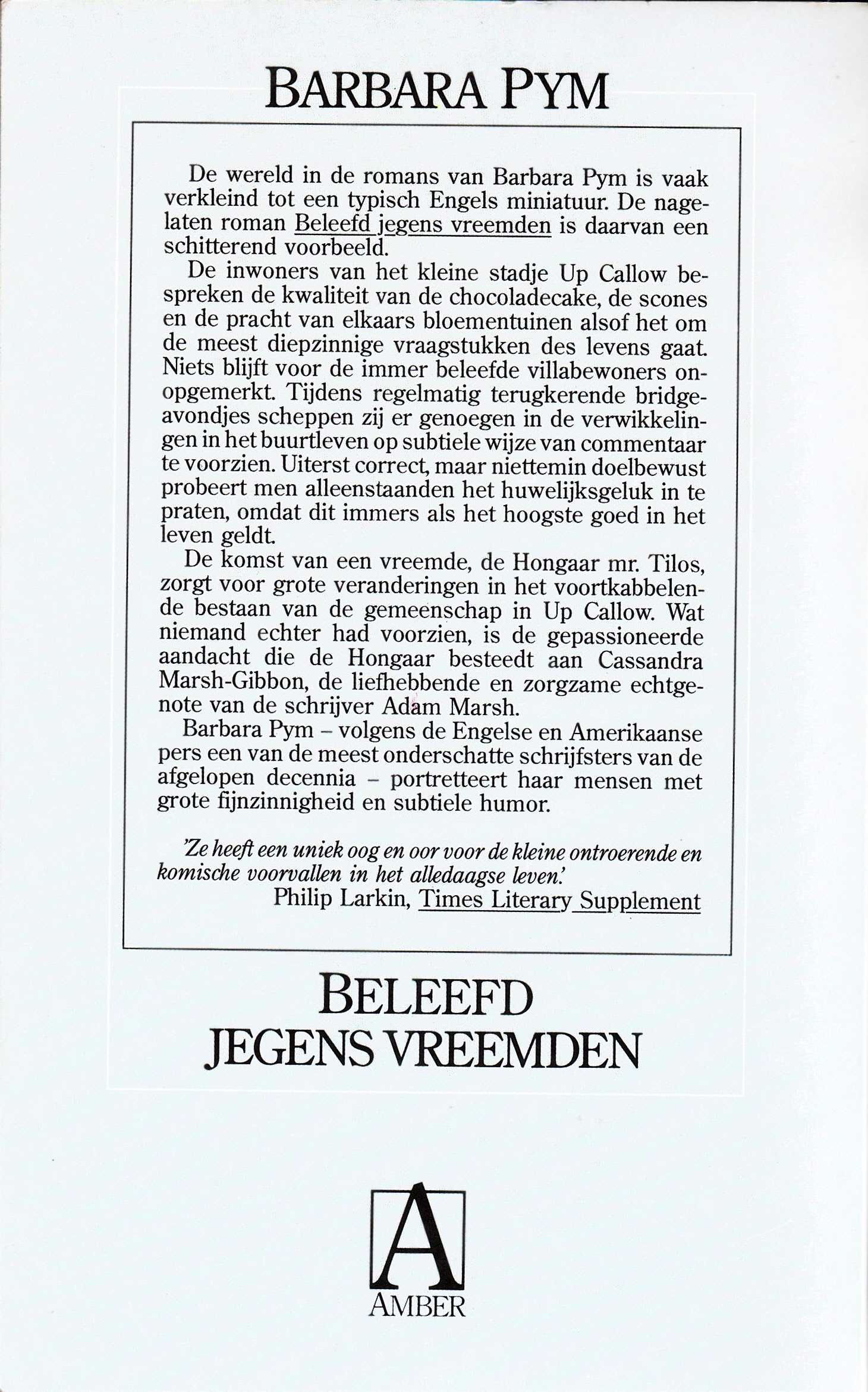 Barbara Pym Beleefd Jegens Vreemden j. niderlandzki