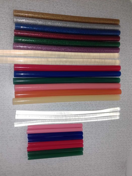 Стержни для клеевого пистолета, термопистолета (цветной термоклей)