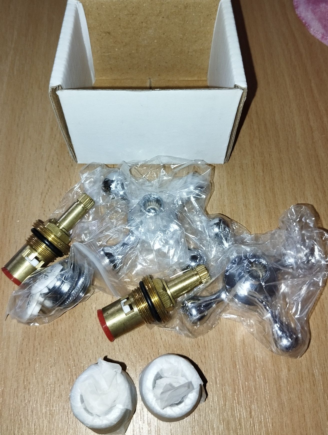 Ручки з кран-буксами 1/2 напівобертовими 90° на кераміці Mixxus 2 шт.
