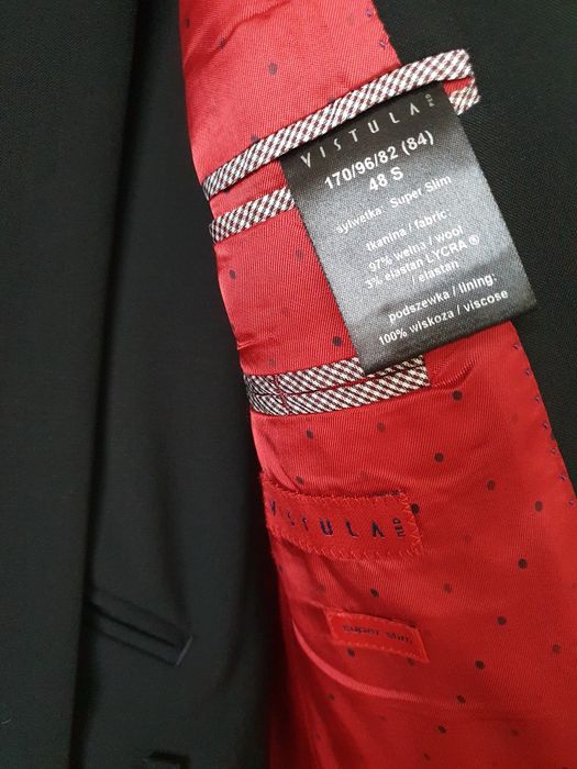 Garnitur Vistula Red super slim 170/96/82 S