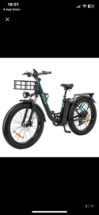Bicicleta eletrica 1500W bateria de 48 V e 20 Ah