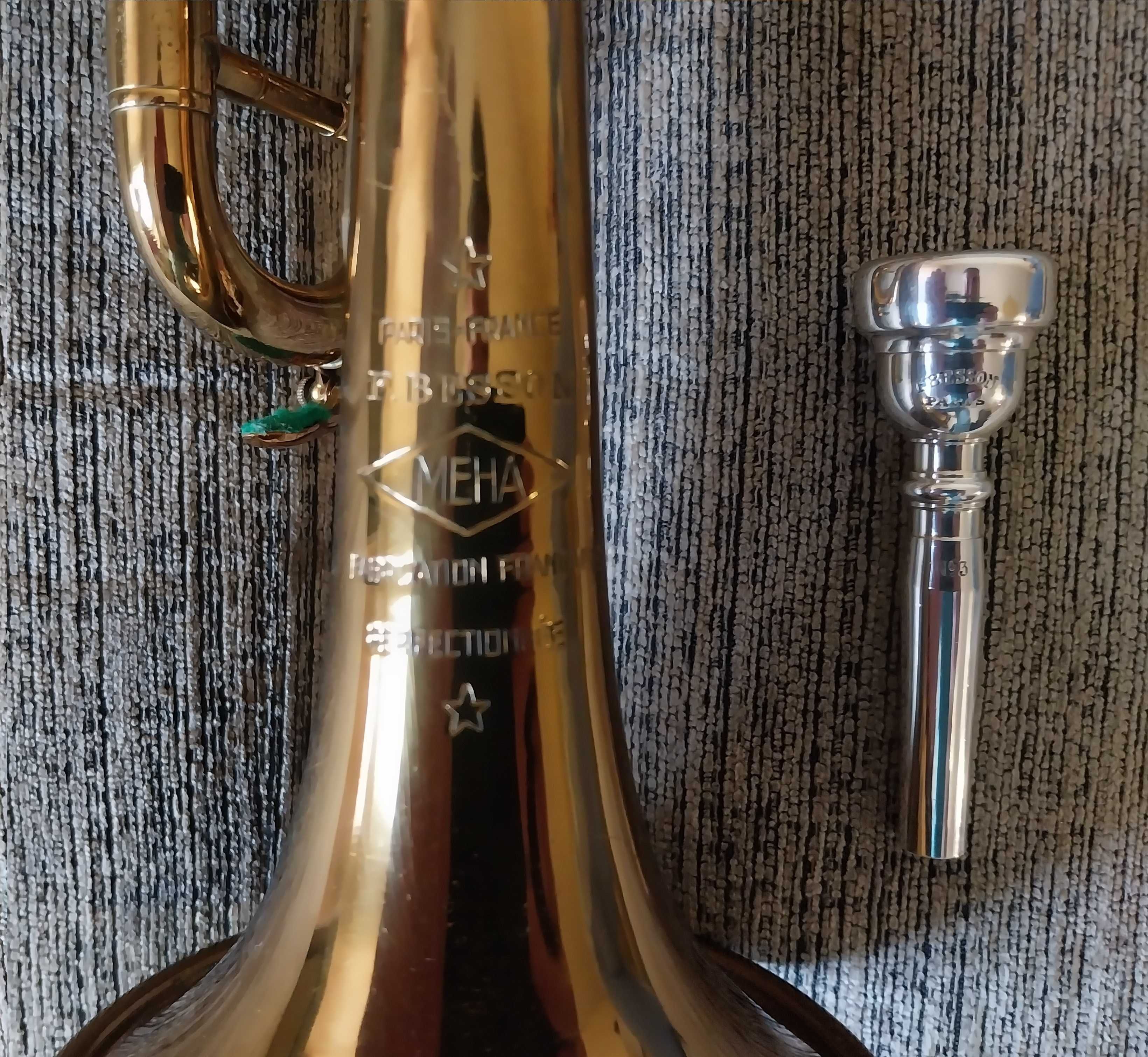 Trompete F.Besson meha 60´s (not model by Kantsul)+ bocal F.Besson nº3