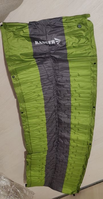 Коврик, каремат самонадувающийся с подушкой Ranger , 60*195*3 см