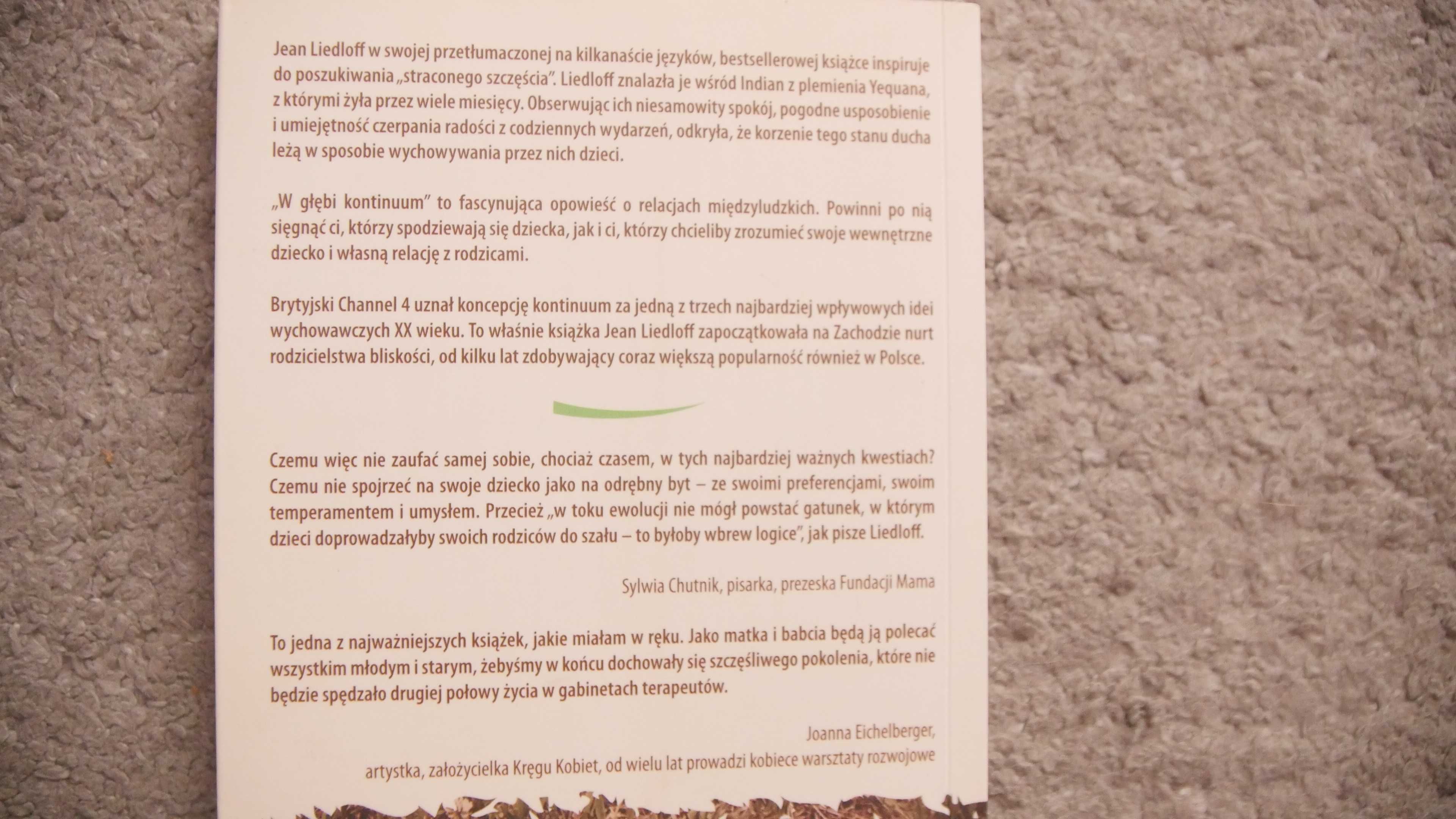 "W głębi kontinuum" - Jean Liedloff