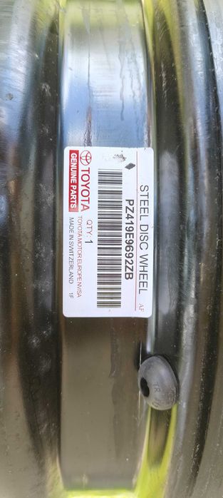 Orginalne Felgi stalowe toyota Auris e15 5x114.3