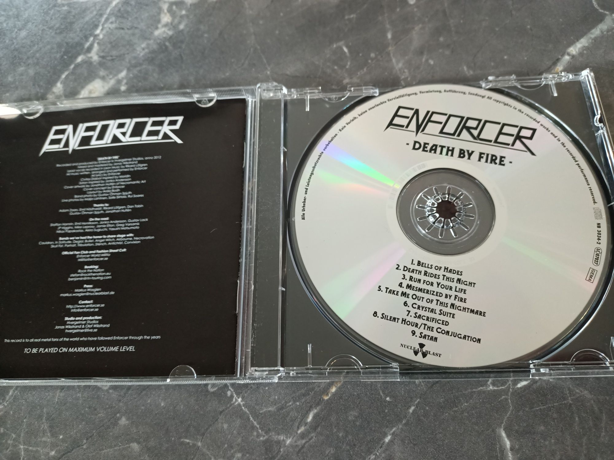 Enforcer - Death By Fire (CD, Album)(vg+)