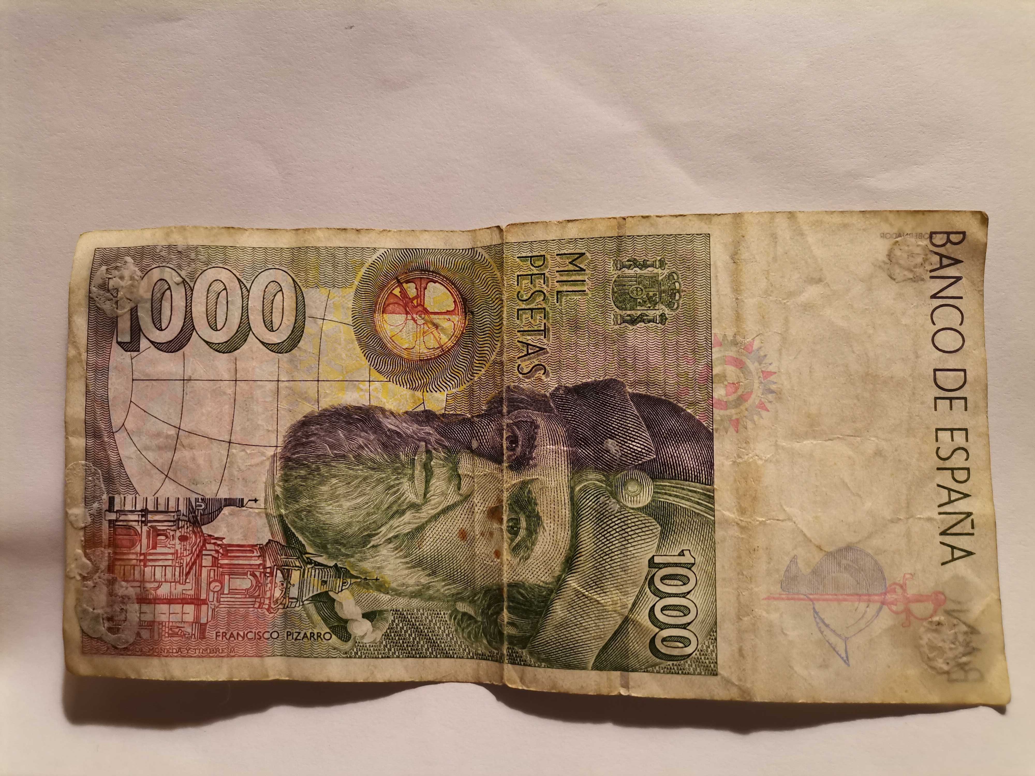 Nota 1000 Pesetas 1992