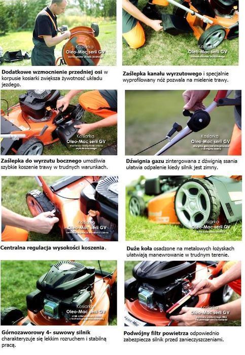Oleo Mac Gv 44 Pk Kosiarka Spalinowa Do Trawy Premium