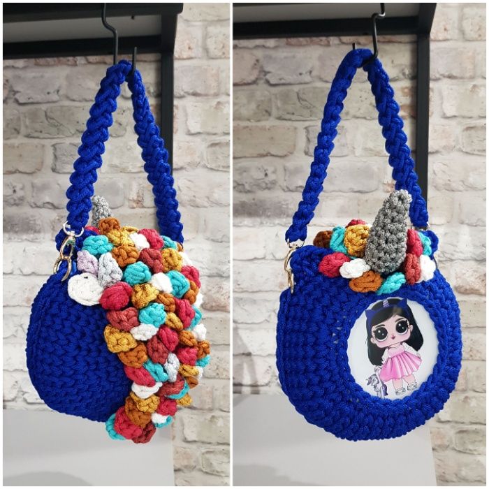 Сумка эксклюзивная для девочки в стиле Единорог handmade