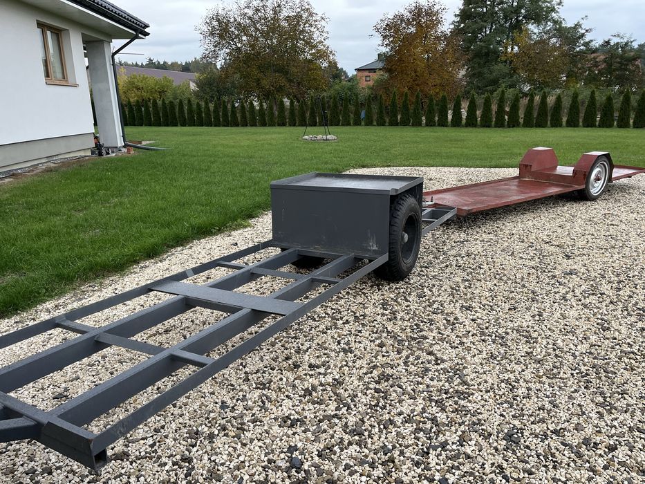 Wózek Sadowniczy na 3 skrzynie. Przyczepka sadownicza na 3 skrzynie