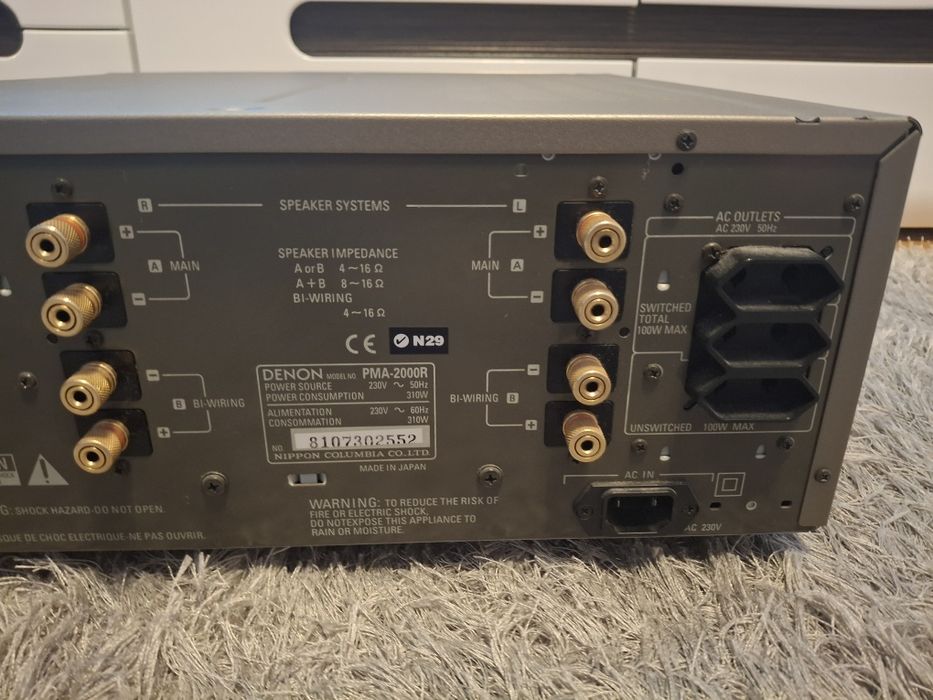 Denon PMA-2000R dual mono super stan, pilot